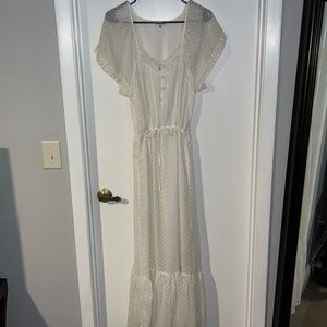 White maxi dress US size small